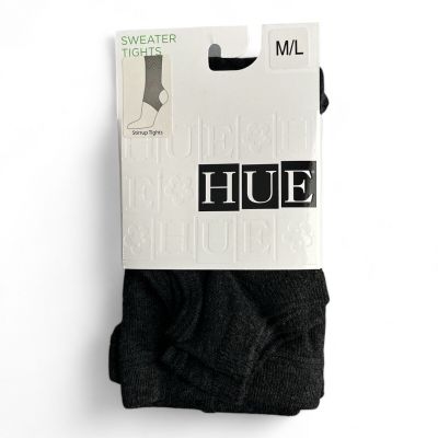 Hue Sweater Stirrup Tights M/L Black 1 Pair